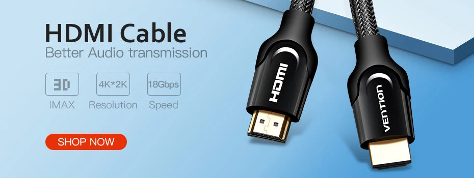 Vention 3.5mm to 6.35mm Adapter Aux Cable for Mixer Amplifier Gold Plated 3.5 Jack to 6.5 Jack 0.5m 3m 5m Aux Cabo Male to Male