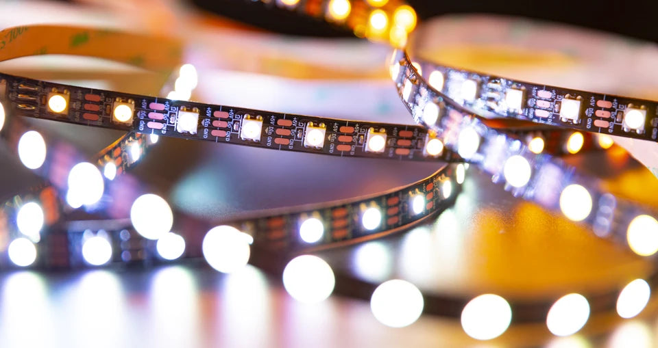 WS2812B Led Strip WS2812 RGB Individually Addressable Smart Led Lights Strip Black White PCB IP30/65/67 Waterproof 0.3W/LED DC5V
