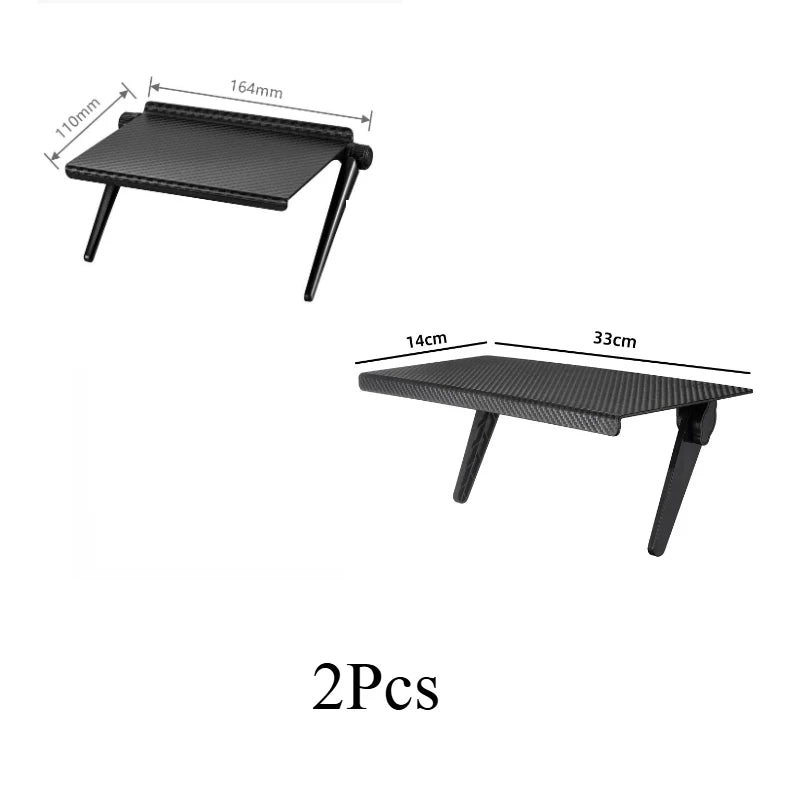 Adjustable Universal TV/Monitor Top Shelf Organizer - Space-Saving Multi-Purpose Rack for Router, Media Box Computer Accessories