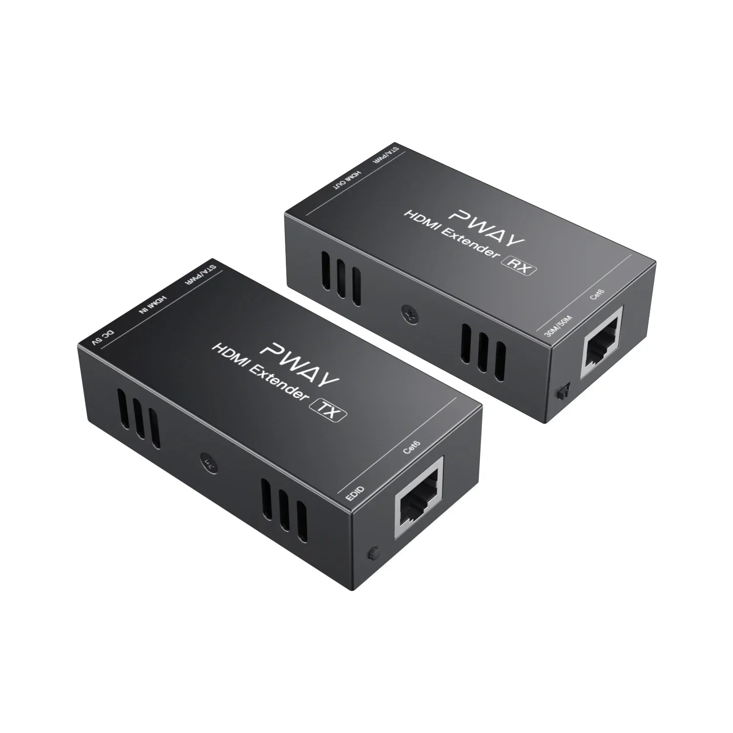 1080P HDMI Rj45 Extender By Ethernet Cat6 Cable 60m Video Transmitter Receiver Kit 1X1 1X2 1X4 1X7 Splitter