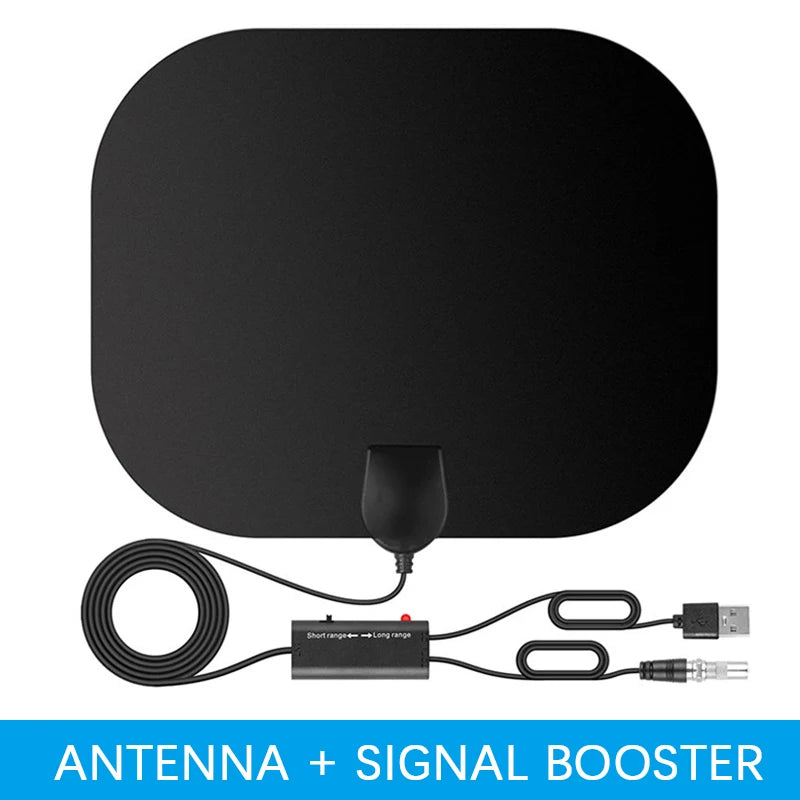 8K TV Antenna For Global Digital TV 1080P DVB-T2 Booster HD For RV outdoor Car antenna Indoor Free Channel TV FM Radio Antenna
