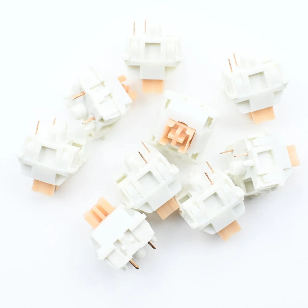 Outemu Switches Lubed Mechanical Keyboard Switch 5Pin Silent Tactile Linear Cream Blue Pink Yellow Custom Gaming RGB MX Switches