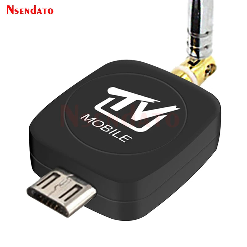 Mini Micro USB DVB DVB-T Digital Mobile TV Tuner Receiver Stick Dongle With Digital Antenna For Android Mobile Phone Tablet HDTV