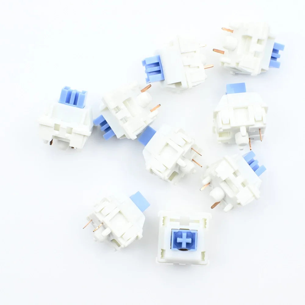 Outemu Switches Lubed Mechanical Keyboard Switch 5Pin Silent Tactile Linear Cream Blue Pink Yellow Custom Gaming RGB MX Switches