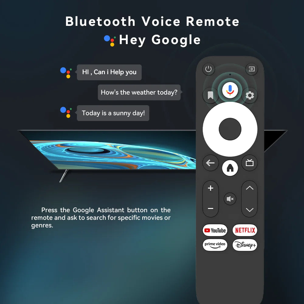 UBISHENG GD1 Google certified Android 11 4K BT Voice Remote S905Y4 AV1 2GB RAM 16GB ROM 5G WiFi Smart Android TV Box TV Stick