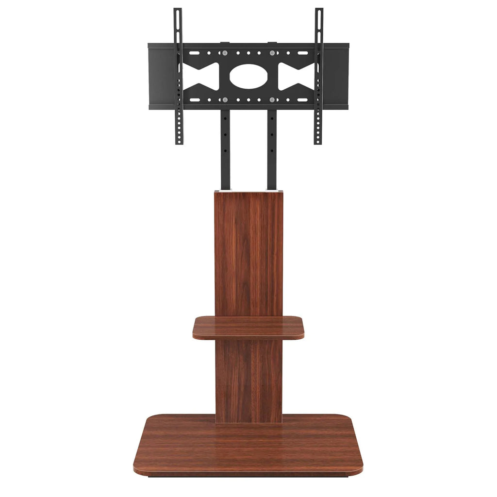 Wood Floor TV Stand Universal TV Mount for 32-65 Inch LCD LED Height Adjustable