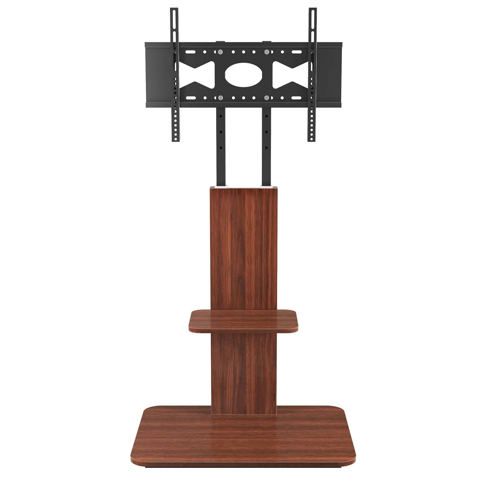 Wood Floor TV Stand Universal TV Mount for 32-65 Inch LCD LED Height Adjustable