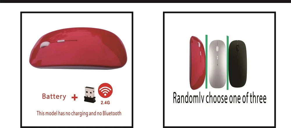 Rechargeable Bluetooth Mouse Wireless Dual Mode Electronics Silent Computer  gaming  Ergonomic Gamer 2.4 USB for PC Laptops