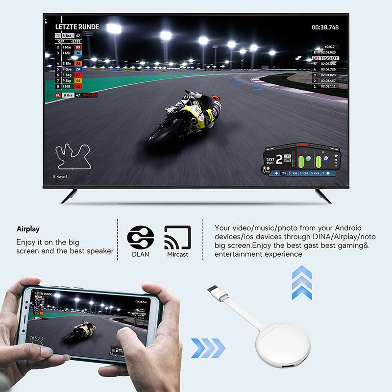 2025 U11 TV Stick Android 14 TV Box H313 Wifi BT5 smart TV 2.4G 5G 4K HD smart TV BOX Voice Remote Set TOP Box