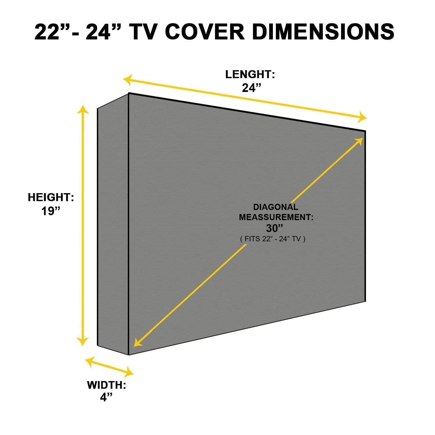 420D/600D Garden Patio Outdoor TV Cover 36" 40" 46" 50" 55" 60" 65" Protect TV Screen Weatherproof Dust-proof Outdoor TV Cover