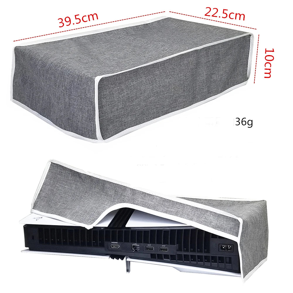 Horizontal Dustproof Sleeve for PS5 Pro Gaming Console Anti-Scratch Protective Cover Oxford Cloth Protective Sleeve Accessories