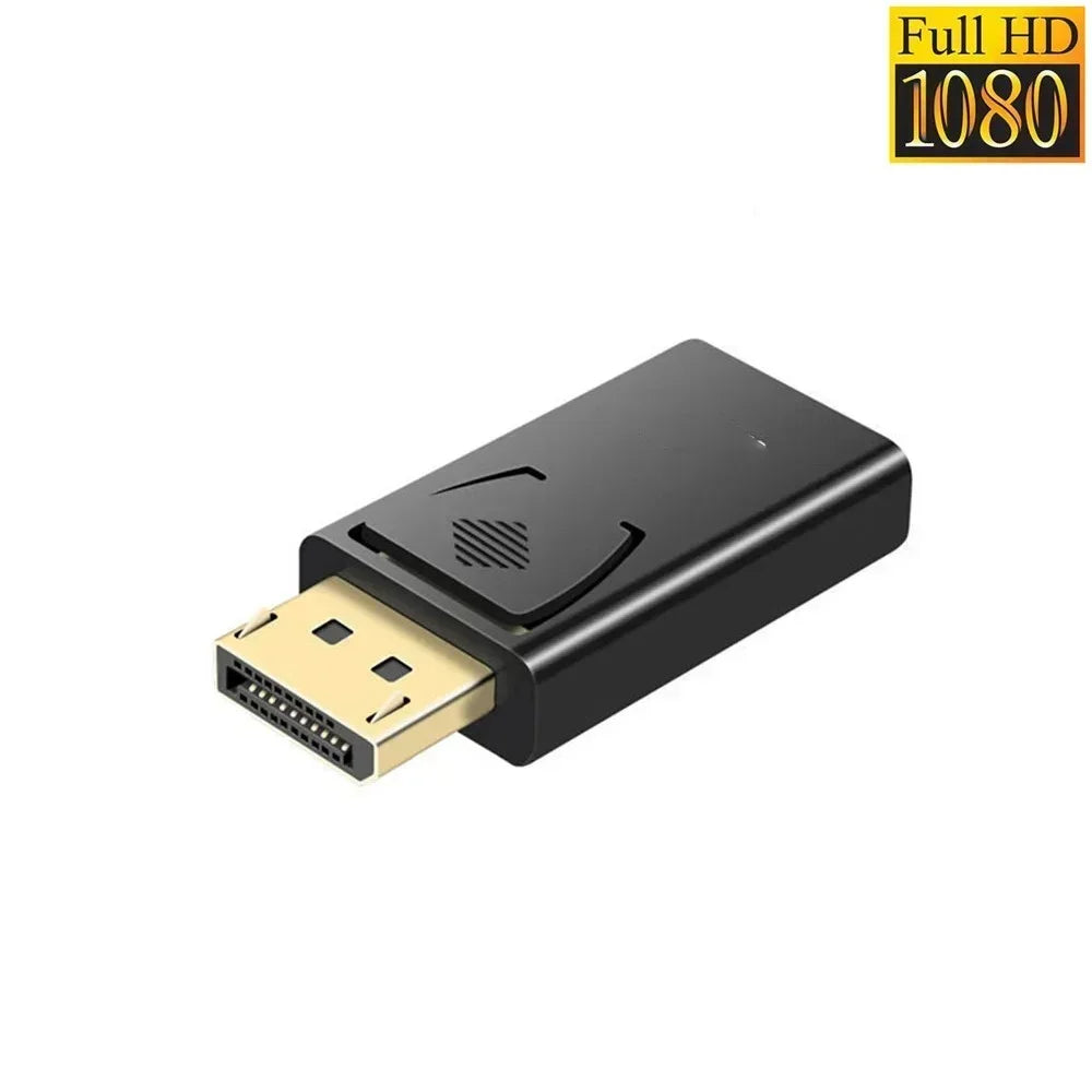 4K 60Hz DisplayPort to HDMI-Compatible HD 1080P Adapter DP Male to Female HDMI-Compatible Video Audio Cable for PC TV Laptop