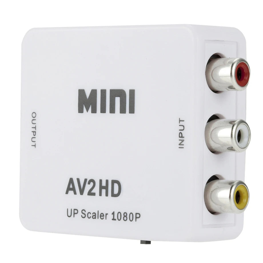 HDMI-compatible To AV RCA Converter Box Adapter HDMI to AV/CVSB L/R Video Full HD 1080P HD2AV Converter For PS4 TV PC Projector