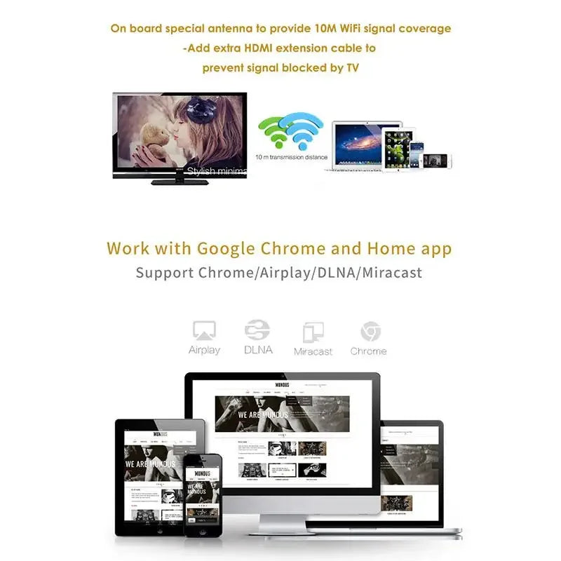 TV Stick AnyCast M9 plus miracast Airplay HD 1080P Wireless WiFi Display Receiver Dongle TV Stick fire tv stick  tv box
