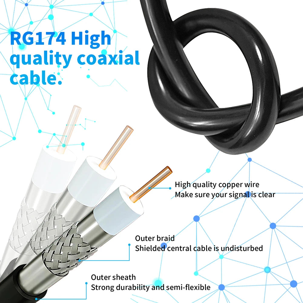 50 Miles TV Antenna HD Digital TV Antenna with Signal Booster Support 4K 1080P High Gain Aerial 25DBI Indoor Outdoor TV Antenna