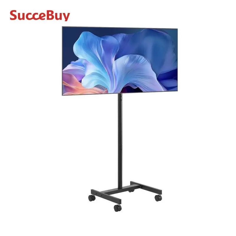 VEVOR Rolling TV Stand Mobile TV Cart Suit for Various Sizes TV Portable TV Stand with Wheels for Living Room Bedroom Office