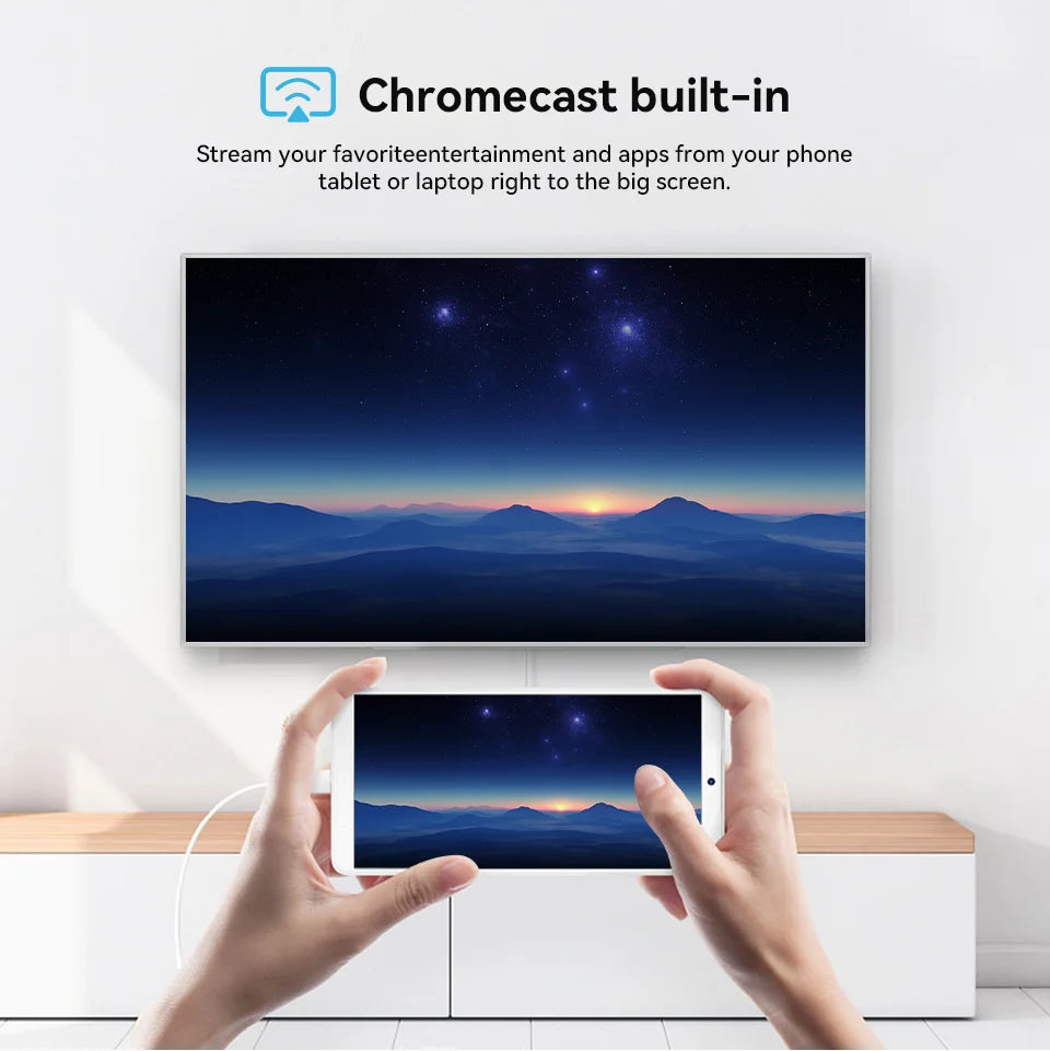 UBISHENG GD1 Google certified Android 11 4K BT Voice Remote S905Y4 AV1 2GB RAM 16GB ROM 5G WiFi Smart Android TV Box TV Stick