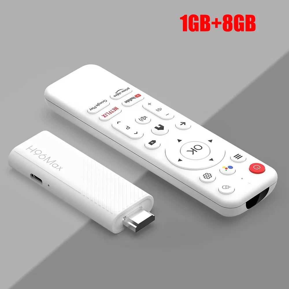 2024 New H96 MAX H313 Mini TV Stick Android 14 Smart TV Box Android14 2GB 16GB 8GB Wifi6 BT 4K HD Google Voice Media Player