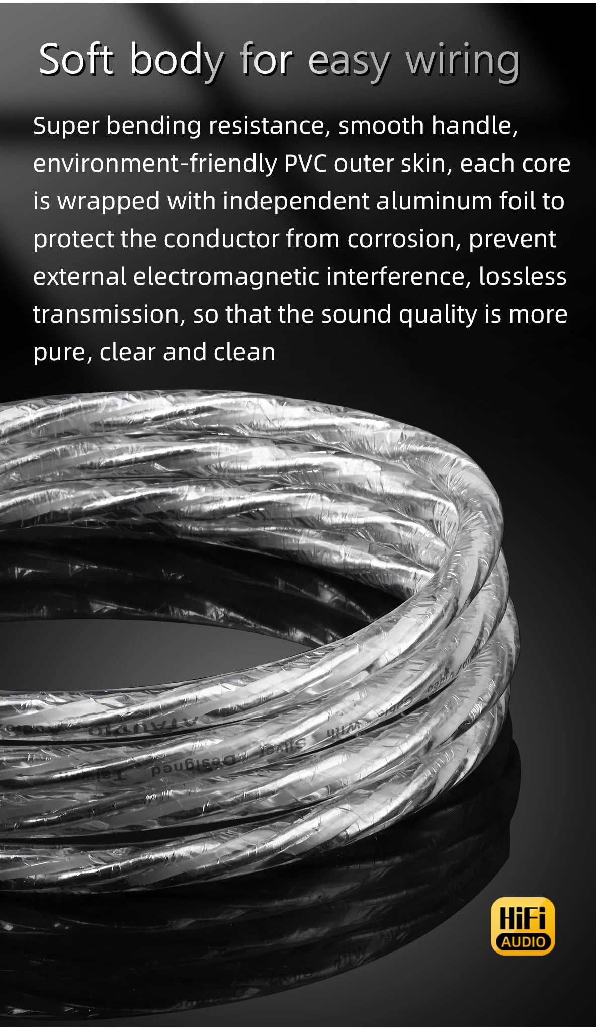 HiFi 2XLR Audio Cable Hi-End OCC Silver Plated 3 Pin XLR Male to Female Audio Cord for Microphone  Amplifier