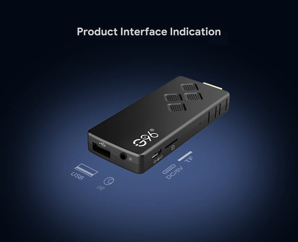 Global Version Android13 G96 TV Stick 8K HDR Portable Streaming Media 2GB16GB Multi Language TV Dongle Allwinner H313 Quad Core