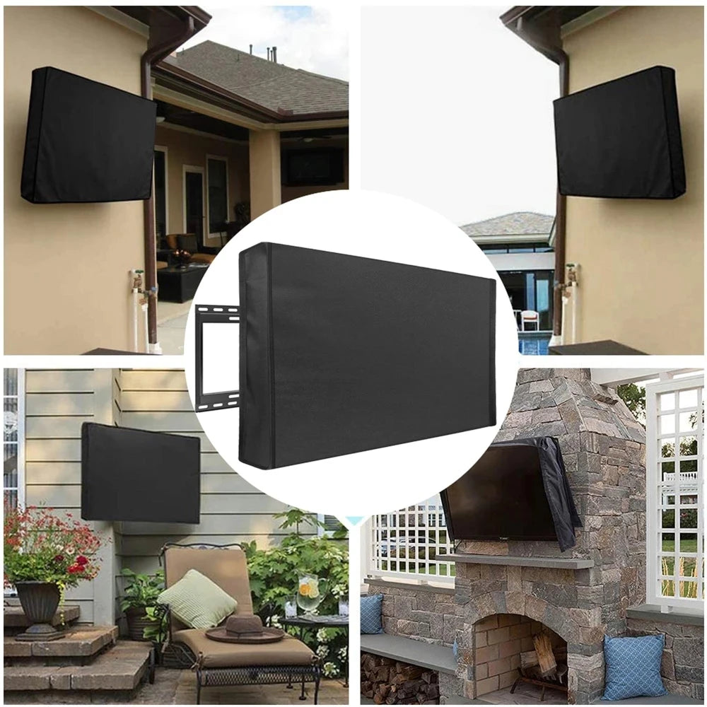 Outdoor Swimming Pool Weatherproof Tv Cover To Protect Tv Screen Dustproof And Waterproof Cover General Furniture Cover