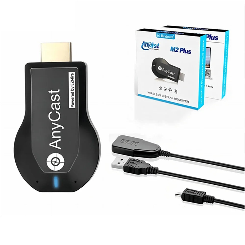 1080P M2 Plus HDMI-compatble TV Stick WIFI Display TV Dongle Receiver Anycast DLNA Share Screen For IOS Android Miracast Airplay