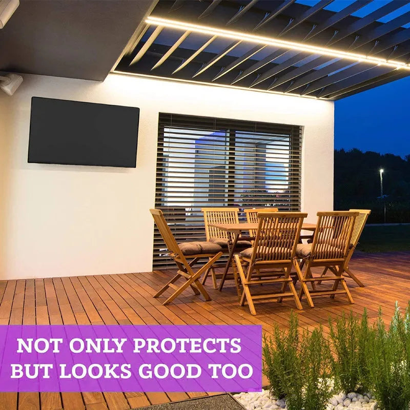 420D/600D Garden Patio Outdoor TV Cover 36" 40" 46" 50" 55" 60" 65" Protect TV Screen Weatherproof Dust-proof Outdoor TV Cover