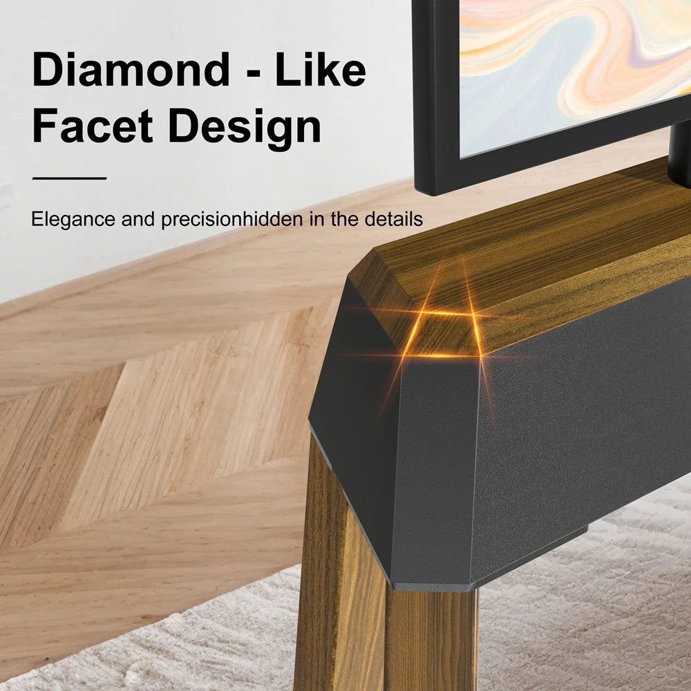 Heavy Duty Metal TV Floor Stand for 40-86 Inches LED LCD Flat Screen Height Adjustable