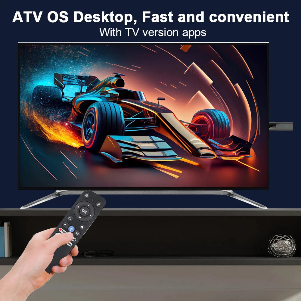 Android Tv Stick Janmifly Q6 2.4G/5G Wifi Bluetooth 5.2 Voice Remote Android 10 4K Video Netflix Youtube Fast Streaming Tv Stick