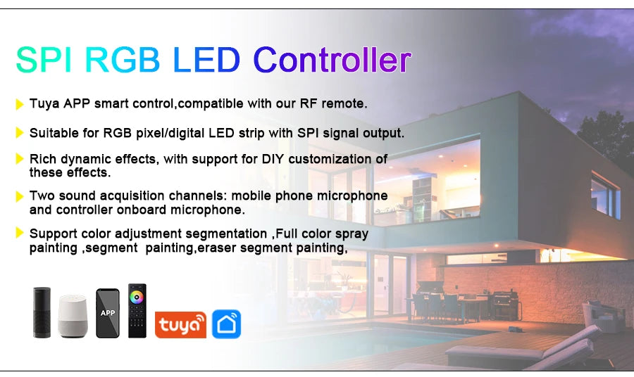 1-25M RGB Addressable COB LED Strip Light 24V WS2811 Pixel LED Strip Tuya WiFi RGBIC LED Ribbon Light Kit For TV Room decoration