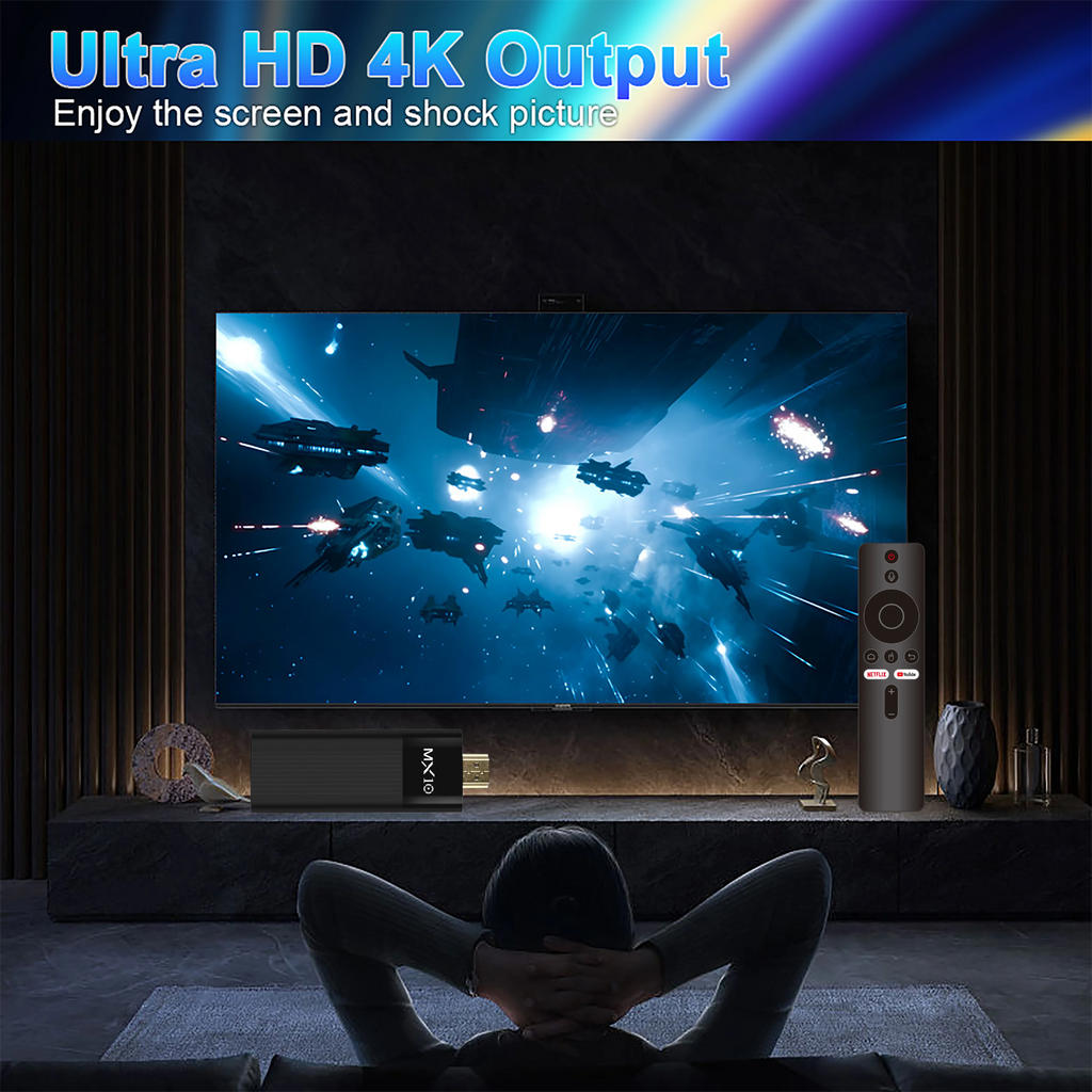 MX10 F3 Android 13 TV Stick HDR Set Top OS 4K 1080P H313 ATV Smart TV Sticks For Google YouTube Smart Media Player