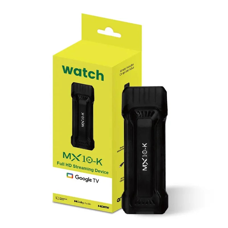 Smart TV Stick MX10-K Dual-Core S905L CPU Stick TV WiFi 2.4G 4GB 64GB Android TV Stick Infra Remote control Fire Stick