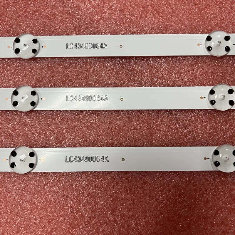 LED backlight strip(3) for TV 43UJ639V 43UJ675V 43UJ634V 43LJ624V 43LJ634V 43UJ701V 43UJ6309 43UJ6307 43UJ670V 43UJ6350 43UJ6500