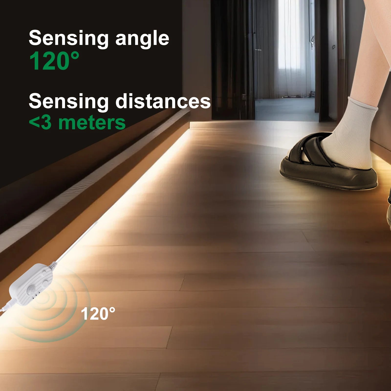 LED COB Light Strip Motion Sensor Flexible Diode Tape 3mm 5V USB Linear Indoor Lighting Lamp Room DIY TV Mirror Backlight