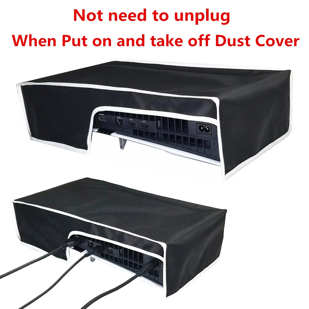 Horizontal Dustproof Sleeve for PS5 Pro Gaming Console Anti-Scratch Protective Cover Oxford Cloth Protective Sleeve Accessories