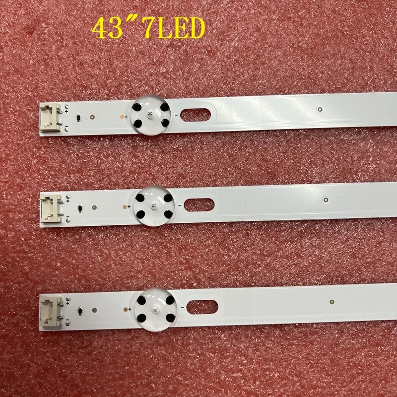 LED backlight strip(3) for TV 43UJ639V 43UJ675V 43UJ634V 43LJ624V 43LJ634V 43UJ701V 43UJ6309 43UJ6307 43UJ670V 43UJ6350 43UJ6500