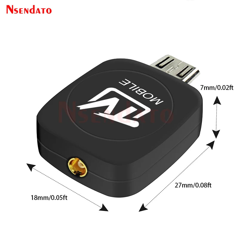 Mini Micro USB DVB DVB-T Digital Mobile TV Tuner Receiver Stick Dongle With Digital Antenna For Android Mobile Phone Tablet HDTV