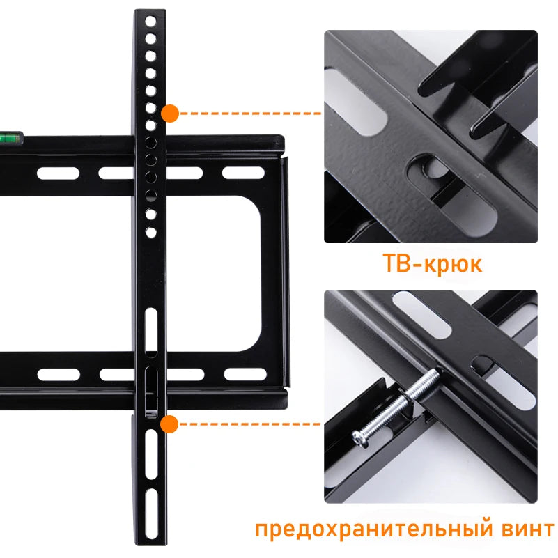 Universal Fixed TV Wall Mount Bracket Fixed Flat Panel TV Stand Holder Frame for 14-32 Inch Plasma TV HDTV LCD LED Monitor