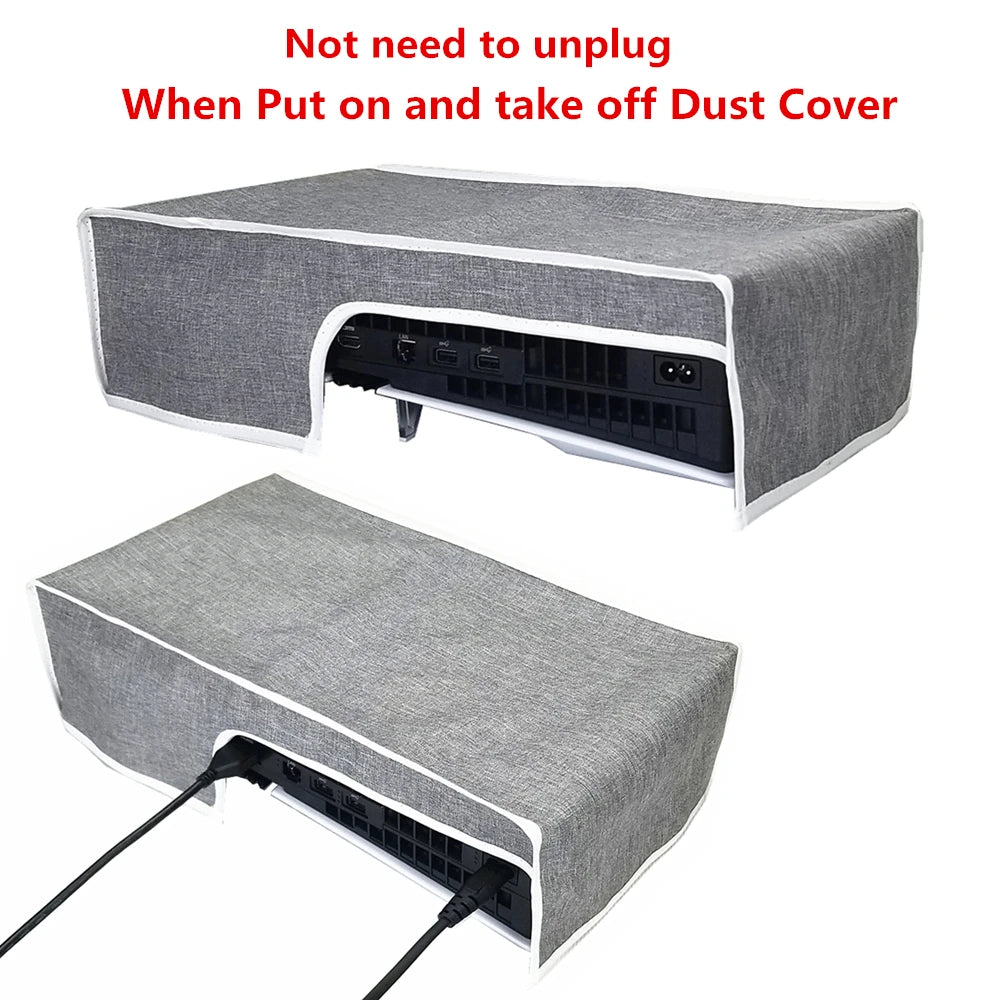 Horizontal Dustproof Sleeve for PS5 Pro Gaming Console Anti-Scratch Protective Cover Oxford Cloth Protective Sleeve Accessories