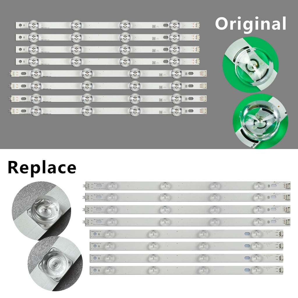 LED strip For LIG 42'' TV 6916L-1956B 6916L-1957B 42LB652V 42LB631V 42LB630V 42LB629V 42LB560V 42LF560T 42LB620T 42LF531V