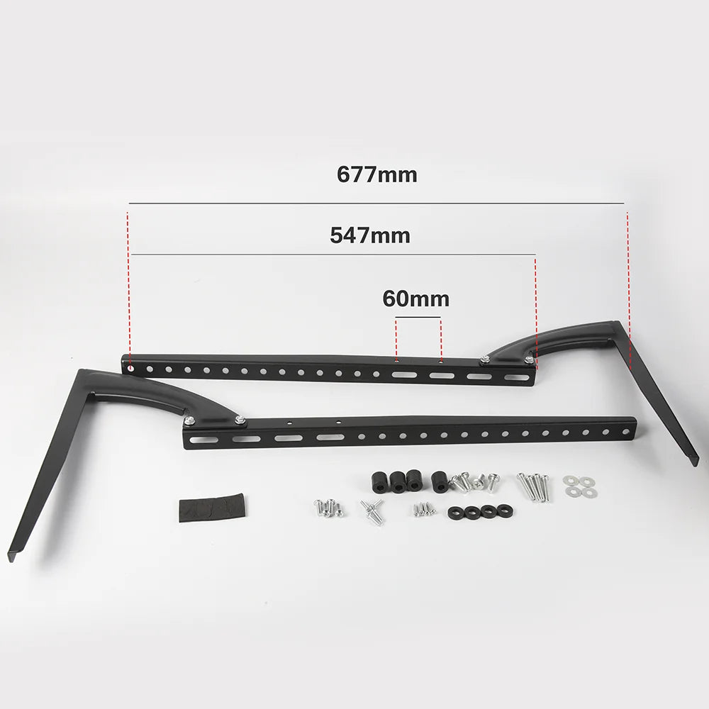 TV Bracket for 32-75 in TV Table Top TV Stand Height Adjustable Universal TVs Screen Monitor Bracket TV Feet