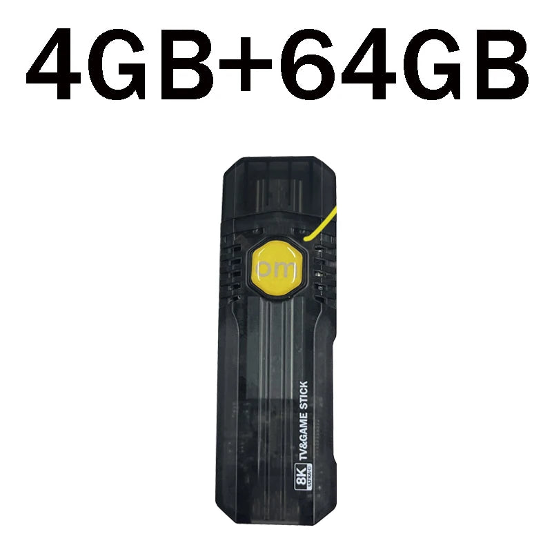 OM TV Stick Android 13 TV Stick HDR 4K 1080P Amlogic S905L WiFi 4G Smart TV Sticks 8GB 128GB Smart Media Player PK MX10 F3