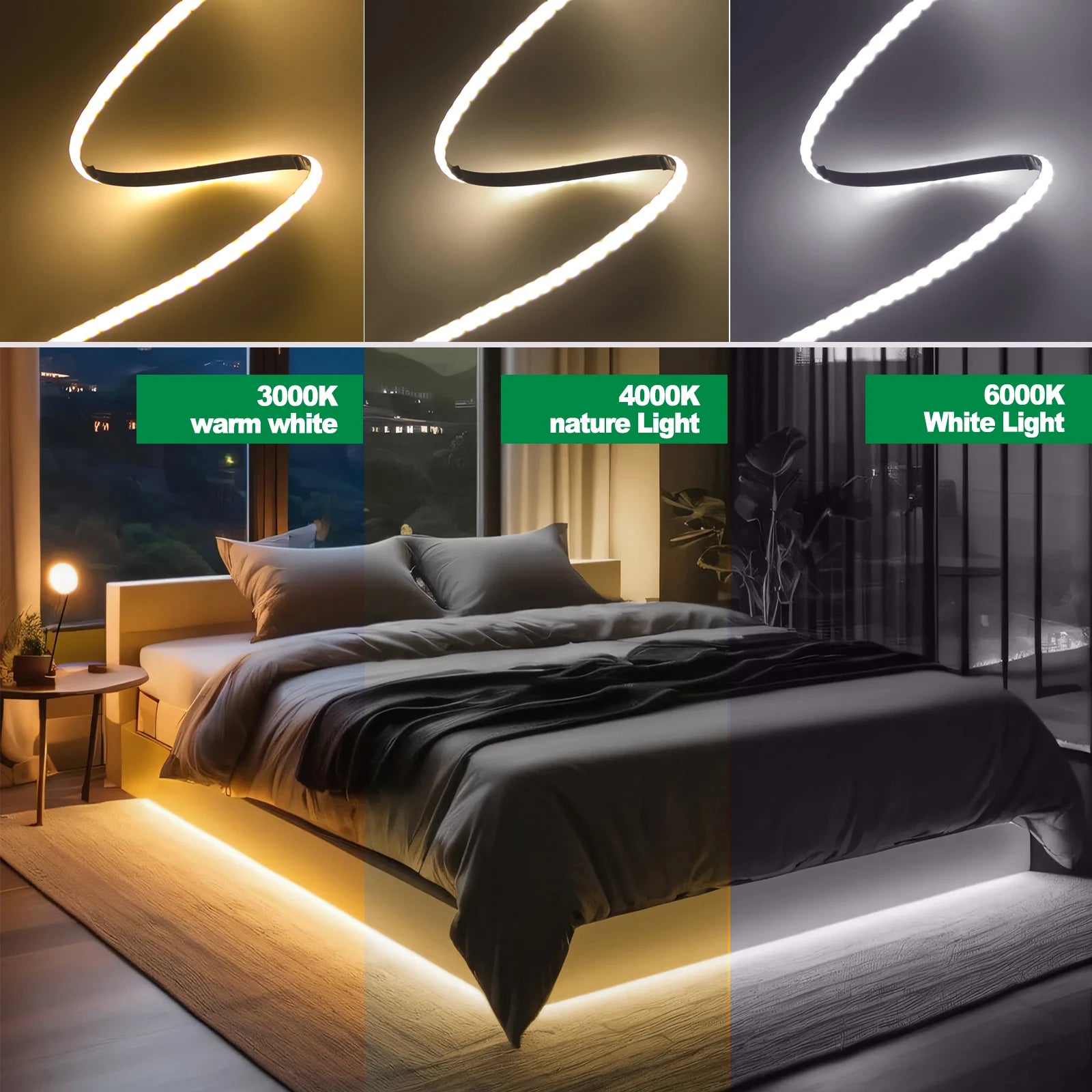 LED COB Light Strip Motion Sensor Flexible Diode Tape 3mm 5V USB Linear Indoor Lighting Lamp Room DIY TV Mirror Backlight
