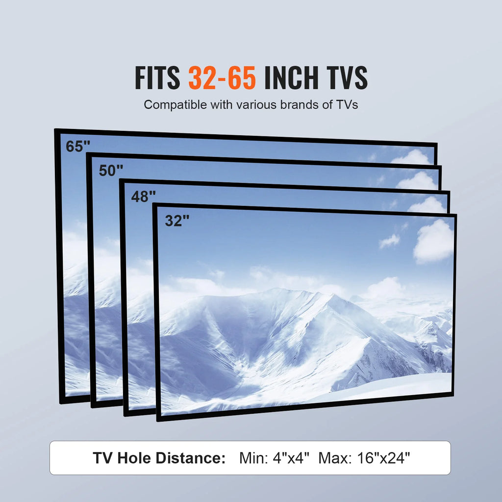 SucceBuy TV Stand Mount Swivel Tall TV Stand for 32-65/70 inch TV Height Adjustable Portable Floor TV Stand Max VESA 600 x 800mm
