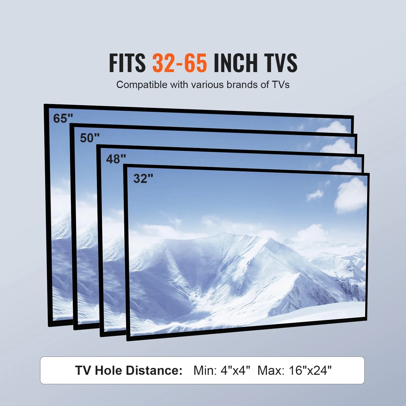 SucceBuy TV Stand Mount Swivel Tall TV Stand for 32-65/70 inch TV Height Adjustable Portable Floor TV Stand Max VESA 600 x 800mm