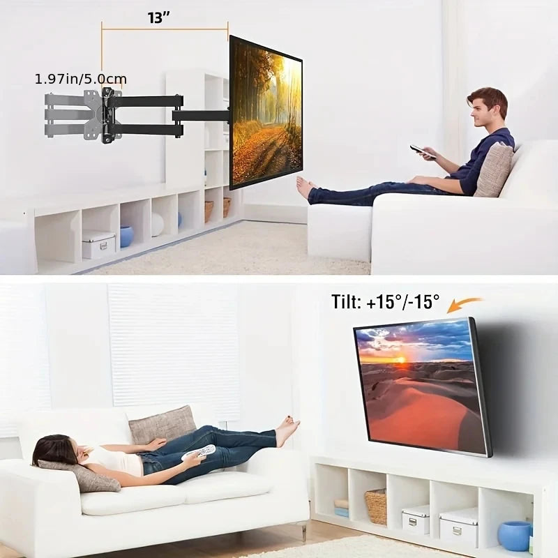 1 PCS Adjustable TV Monitor Wall Mount Bracket  for Most 13-27 In/10-32 in 360° Rotated Expansion tv Holder VESA 100*100mm