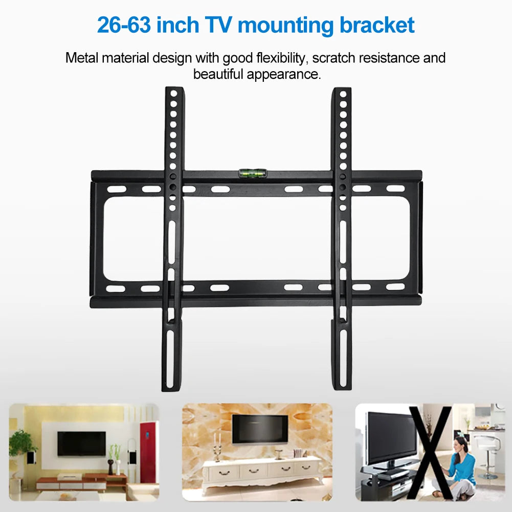 Universal TV Wall Mount Bracket for Most 26-55 Inch LED Plasma TV Mount up to VESA 400x400mm and 110 LBS Loading Capacity