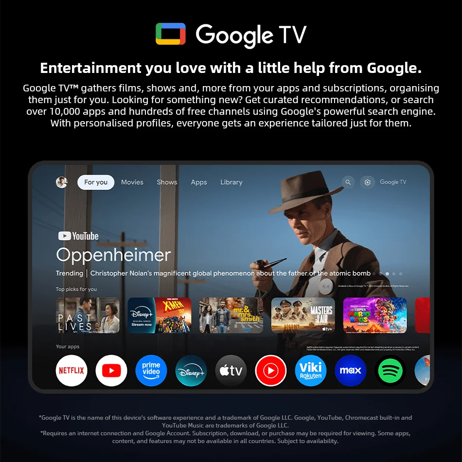 Global Version Xiaomi TV Stick 4K 2nd Gen 2025 2GB RAM 8GB ROM Bluetooth Wifi6 Dolby Vision TV Dongle Portable Streaming Media