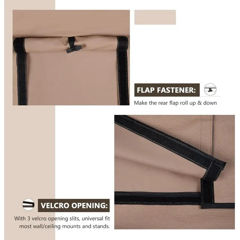Waterproof outdoor TV cover Light khaki for 28-32 inch outdoor flat screen TV dust cover.