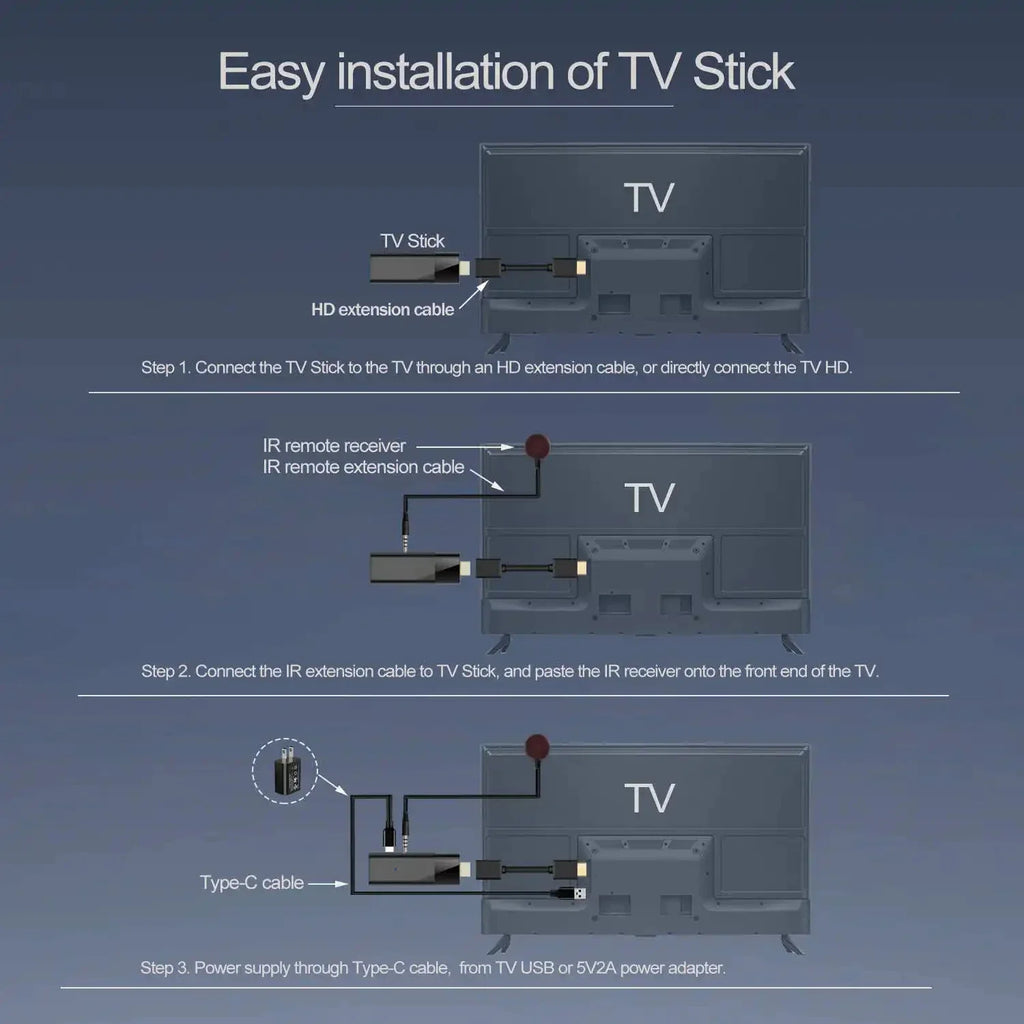 MX10 F3 Android 13 TV Stick HDR Set Top OS 4K 1080P H313 ATV Smart TV Sticks For Google YouTube Smart Media Player